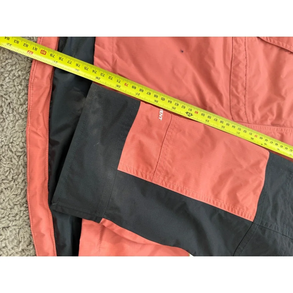 The North Face K2RM DryVent Hooded Rain Jacket Mens Small Rose Colorblock Shell‎